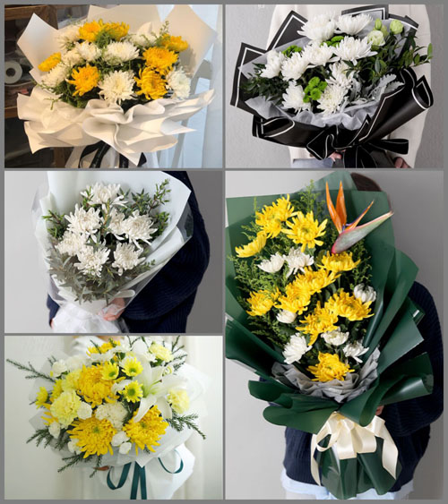 广东东莞市横沥镇新四村白事花束代送
